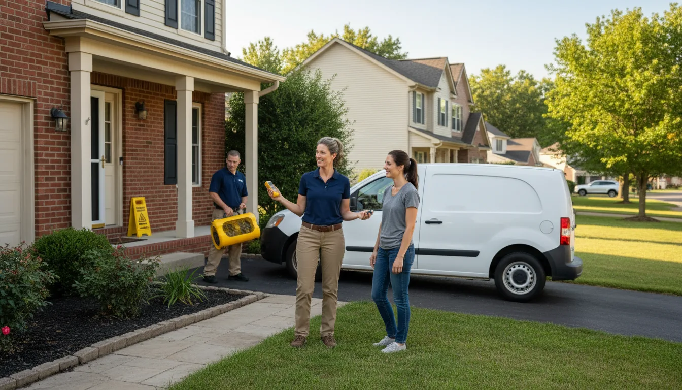 Water restoration image for Dehumidification And Cleanup Services in Ardsley, NY